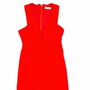 Bec & bridge red dress size 6